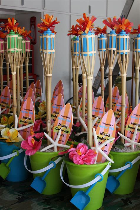 hawaiian theme party favors